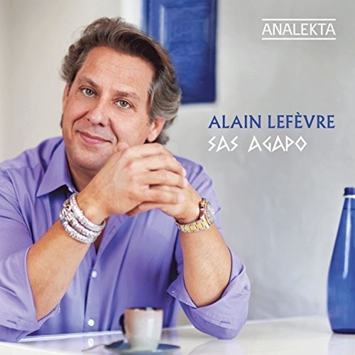 the album cover for ALAIN LEFEVRE - Sas Agapo