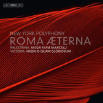 the album cover for Guerrero / New York Polyphony / Woody - Roma Aeterna - Two Roman Masses