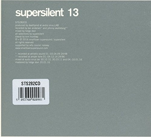 the album cover for Supersilent - 13