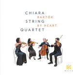 the album cover for Bartok / Chiara String Quartet - Bartok by Heart