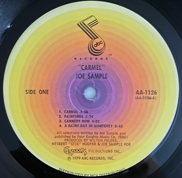 Joe Sample : Carmel (LP, Album, Pin)