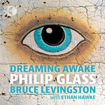 the album cover for Ginsberg / Hawke / Levingston - Glass: Dreaming Awake
