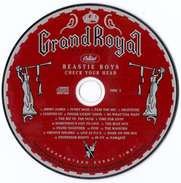 Beastie Boys : Check Your Head Remastered Edition (CD, Album, RM, Sli + CD, Comp, RM)