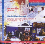 the album cover for Taneyev Quartet - N. Miaskovsky - Complete String Quartets 3