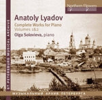 the album cover for B. Tchaikovsky - Lyadov: Complete Works For Piano 1