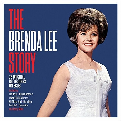 the album cover for Brenda Lee - Brenda Lee Story