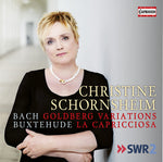 the album cover for J Bach S / Buxtehude / Schornsheim - Bach: Goldberg Variations / Buxtehude: La Capricciosa
