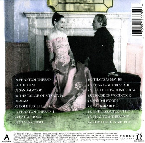 Jonny Greenwood - Phantom Thread (Original Motion Picture Soundtrack) (CD)
