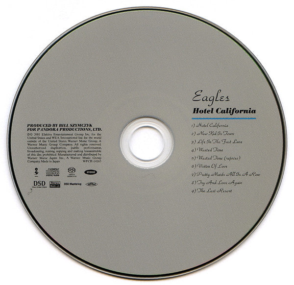 Eagles : Hotel California (SACD, Hybrid, Multichannel, Album, RE)