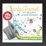 the album cover for Jacques HaurognÃ© - Charles Trenet Pour Les Enfants