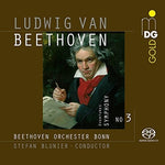 the album cover for Stefan Blunier / Beethoven Orchestra Bonn - Beethoven: Symphony No. 3 Eroica Overtures