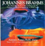 the album cover for Antonio Pompa-Baldi - 2 Rhapsodies Op 79