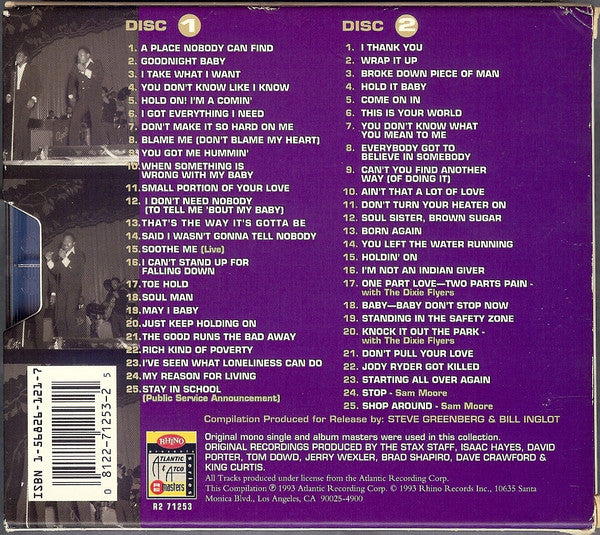 Sam & Dave : Sweat 'N' Soul (2xCD, Comp)