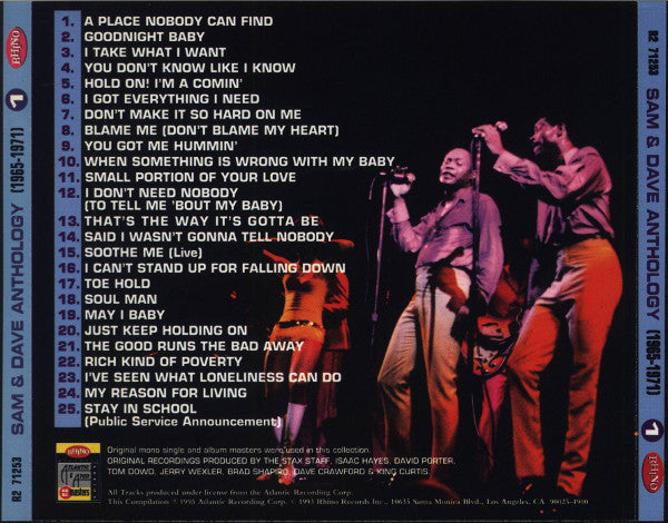 Sam & Dave : Sweat 'N' Soul (2xCD, Comp)