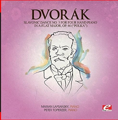 the album cover for Marian Lapsansky - Dvor&aacute;k: Slavonic Dance No. 3 For Four Hand Piano In A-Flat Major, Op. 46 (Polka) [Digitally Remastered]