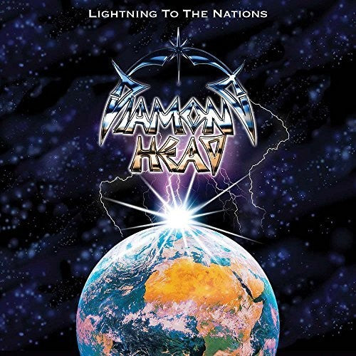 the album cover for Diamond Head - Lightning to the Nations: White Album [Import]