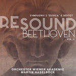 the album cover for Martin Haselbock / Orchester Wiener - REsound / Beethoven Vol. 4