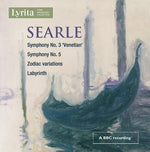 the album cover for Searle / Bbc Symphony Orchestra / Halle Orchestra - Searle: Symphony No 3 "venetian"