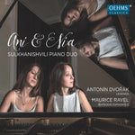 the album cover for Dvorak / Ravel / Sulkhanishvili Piano Duo - Sulkhanishvili Piano Duo