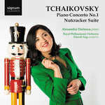 the album cover for Alexandra Dariescu - Tchaikovsky: Piano Concerto No. 1 - Nutcracker Suite