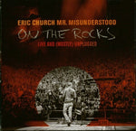 the album cover for Eric Church - Mr. Misunderstood On The Rocks: Live And (Mostly) Unplugged