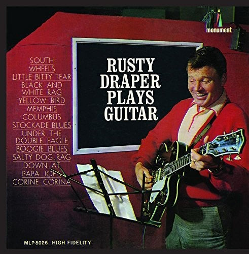 the album cover for Rusty Draper - Plays Guitar