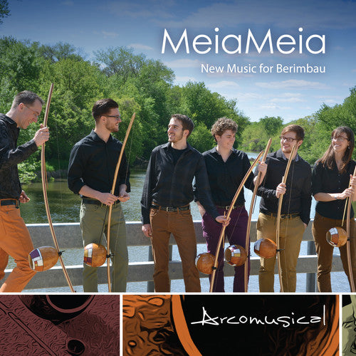 the album cover for Acromusical - MeiaMeia: New Music for Berimbau