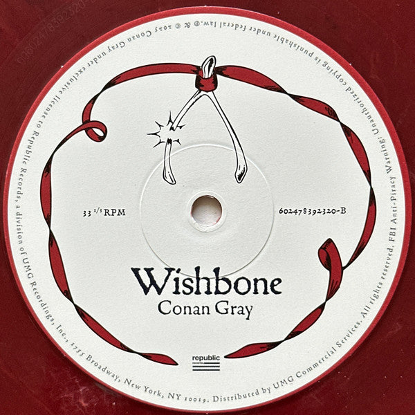 Conan Gray : Wishbone (LP, Album, Ltd, Red)