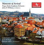 the album cover for Roussanova / Williams / Prague Radio Symphony - Moments of Arrival