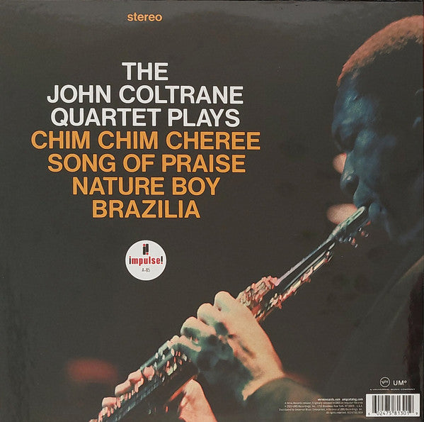 John Coltrane カルテットプレイス　レコード Amazon.co.jp: JOHN COLTRANE QUARTET PLAYS コルトレーン