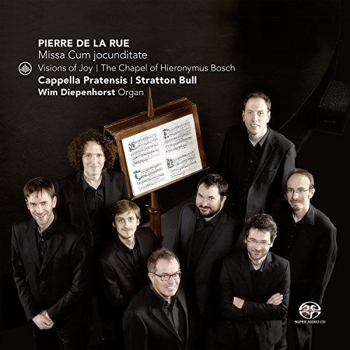 the album cover for Cappella Pratensis - Pierre de la Rue: Missa cum Jocunditate