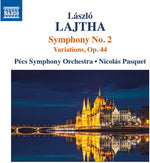 the album cover for Lajtha / Pecs Symphony Orchestra / Pasquet - Laszlo Lajtha: Orchestral Works Vol 2