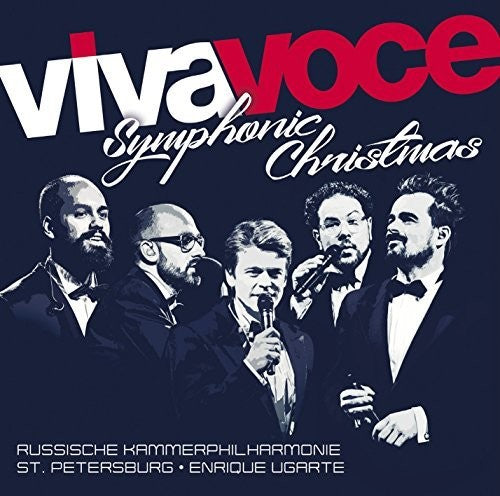 the album cover for Mc Afee / J Bach S / Voce / Ugarte - Viva Voce - Symphonic Christmas