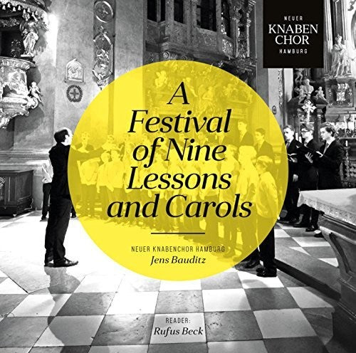 the album cover for Bartholdy / Browne / Beck / Bauditz - A Festival of Nine Lessons & Carols