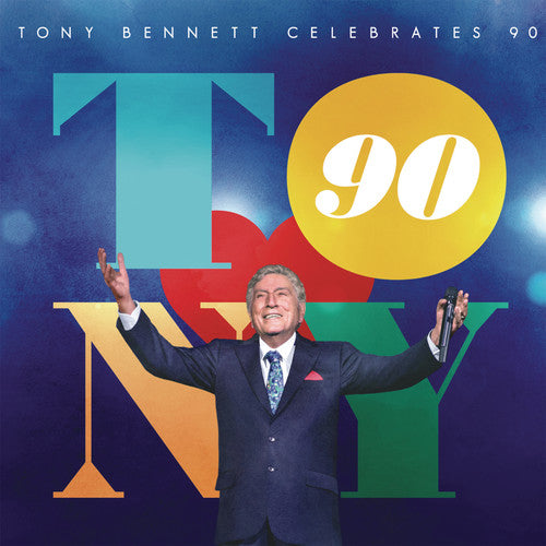 the album cover for Tony Bennett - Tony Bennett Celebrates 90