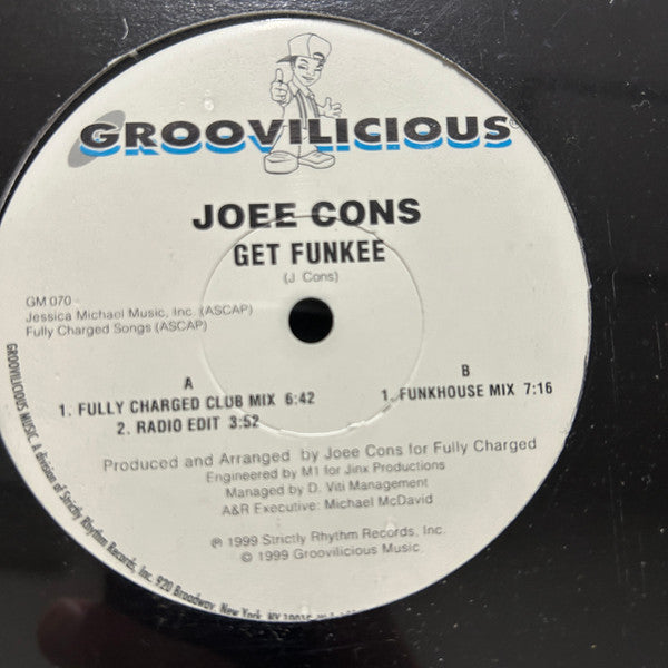 Joee Cons : Get Funkee (12")