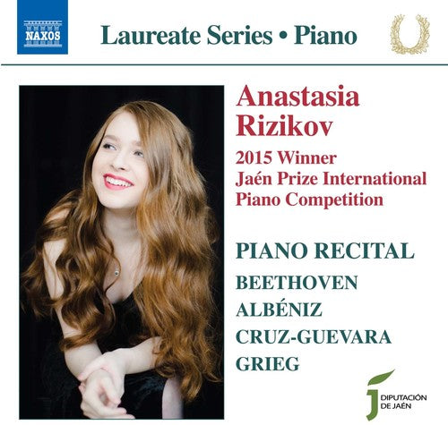 the album cover for Albeniz / Beethoven / / Rizikov - Anastasia Rizikov - 2015 Winnter Jaen Prize International PianoCompetition