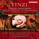 the album cover for John Mark Ainsley - Violin Concerto / Prelude Op 25 / Romance Op 11