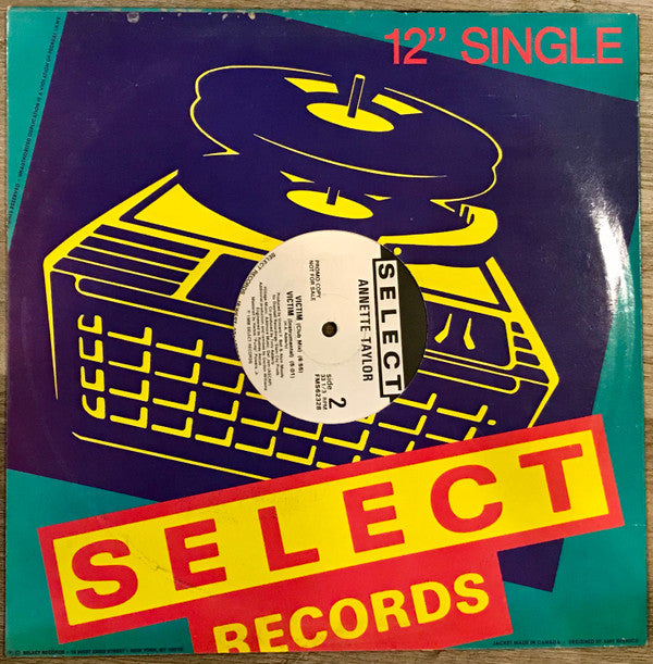 Annette Taylor : Victim (12", Promo)