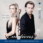 the album cover for Franck / Troussov / Troussova - Violin Sonatas