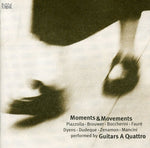 the album cover for Guitars A Quattro - Moments & Movements