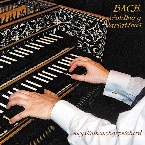 the album cover for Jory Vinikour - Bach Goldberg Variations