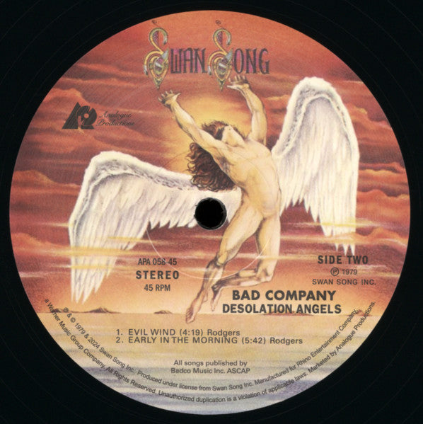 Bad Company (3) : Desolation Angels (2x12", Album, Ltd, Num, RE, RM, 180)