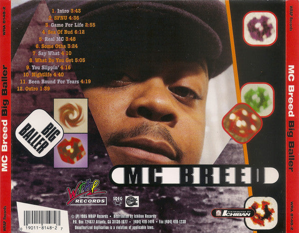 MC Breed : Big Baller (CD, Album)
