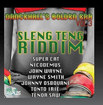 the album cover for Dancehalls Golden Era 3 Sleng Teng Riddim / Var - Dancehall's Golden Era, Vol.3 - Sleng Teng Riddim