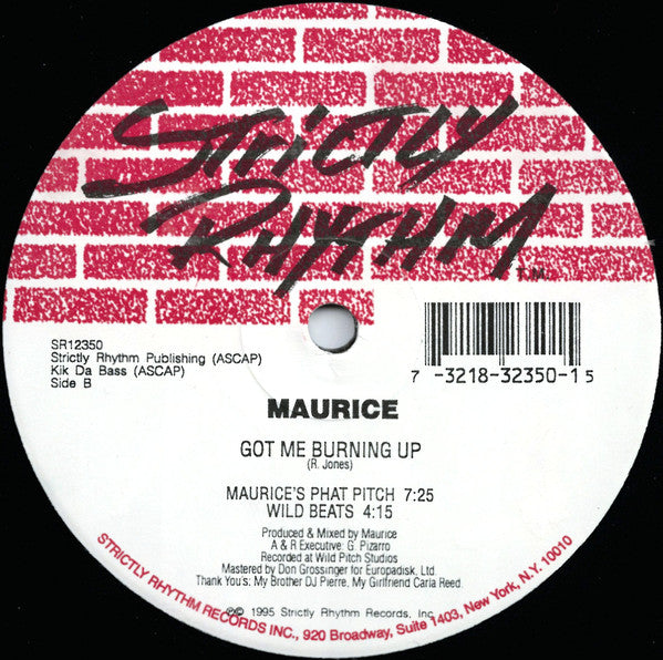 Maurice* : Got Me Burning Up (12")