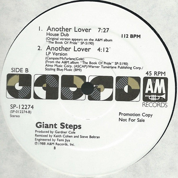 Giant Steps (2) : Another Lover (12", Promo)