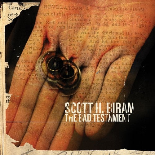 the album cover for Scott H. Biram - The Bad Testament