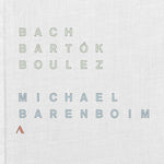 the album cover for J Bach S / Bartok / Barenboim - Bach: Bartok Boulez: Barenboim