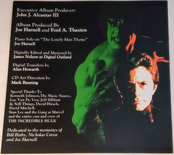 Joe Harnell : The Incredible Hulk (Original Soundtrack Recording) (CD, Promo)